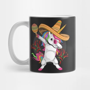 Unicorn Mexican Hat Cinco De Mayo Mug